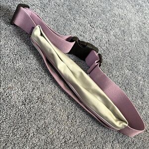 Purple and Silver Belt Bag